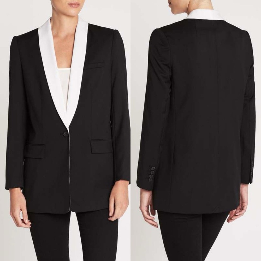 Equipment Quincy Blazer in True Black‎ Sz.2 NWT